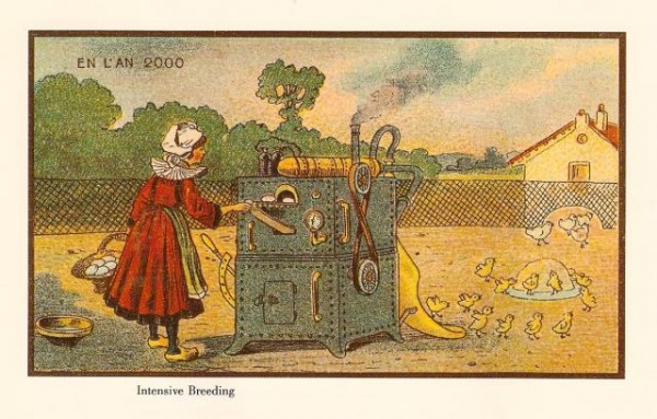 Футуристические открытки 1900-1910. - открытки, приколы