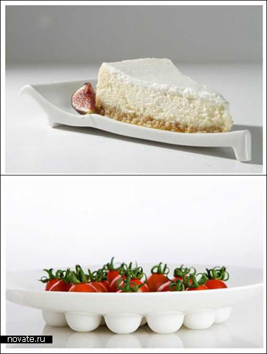 Креативные тарелки для продуктов-одиночек - креатив, посуда