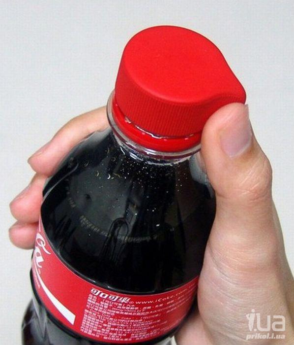 Концепт крышечки для пластиковая банки Кока-Кола.