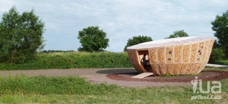 Французы построили здание из кукурузы - архитектура, дизайнн, креатив Французы построили здание из кукурузы - архитектура, дизайнн, креатив