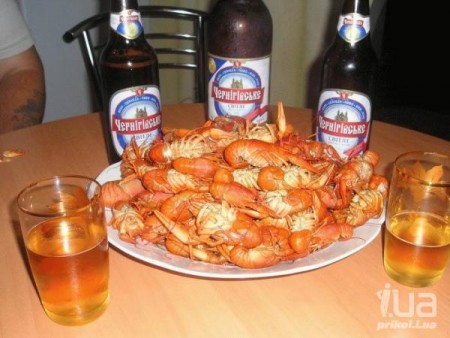   ? - beer, crawfishes, , 